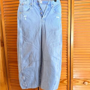 Universal Thread Light Blue Barrel  Jeans